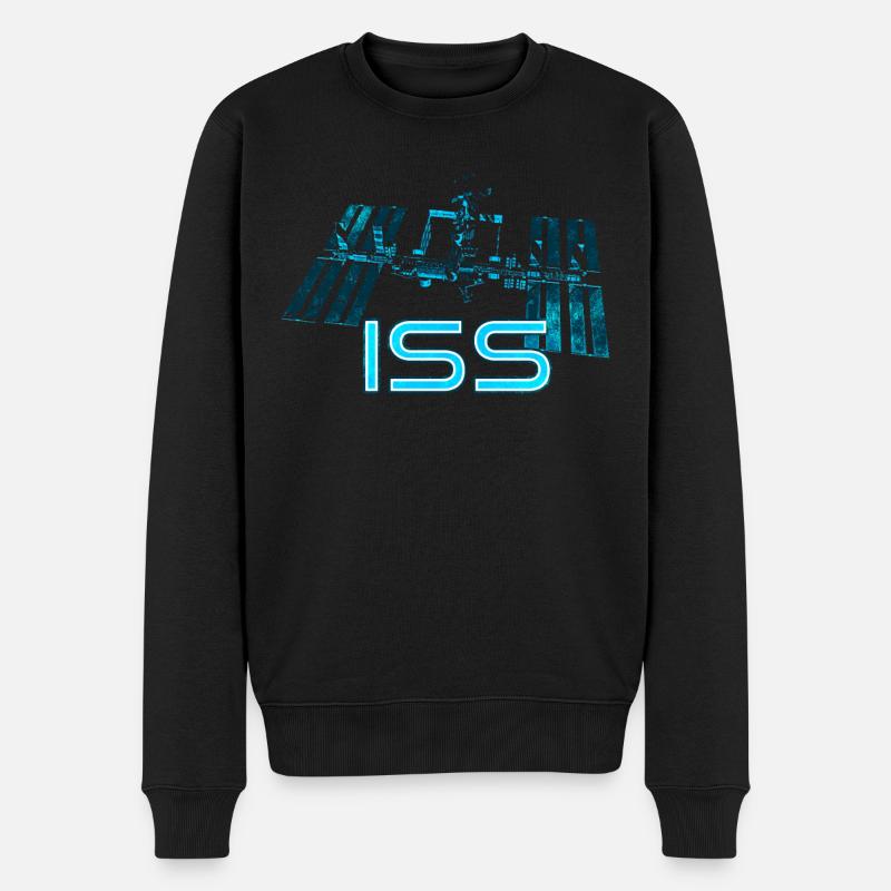 Station spatiale internationale ISS - Pull Premium bio Homme - noir