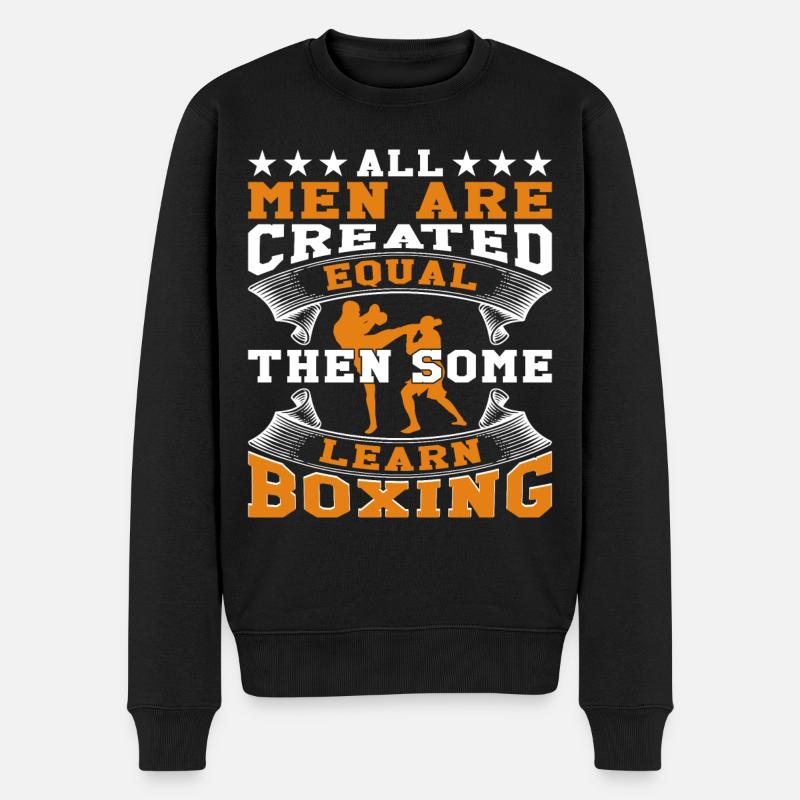Kickboxing Karaté Boxe - Pull Premium bio Homme - noir