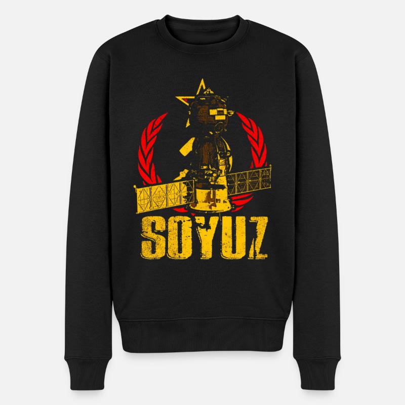 Vaisseau spatial Soyouz - Pull Premium bio Homme - noir