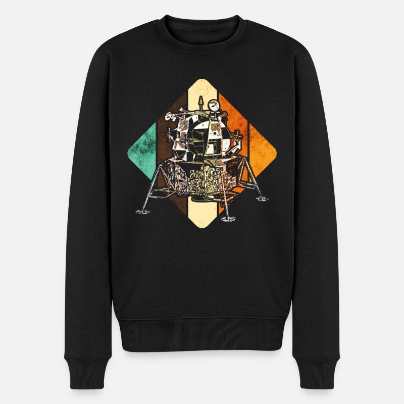 Module lunaire Apollo 11 - Pull Premium bio Homme - noir