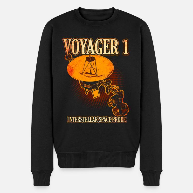 Sonde spatiale Voyager 1 - Pull Premium bio Homme - noir