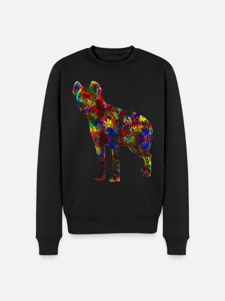 Hyena - Men's Premium Organic Jumper - black