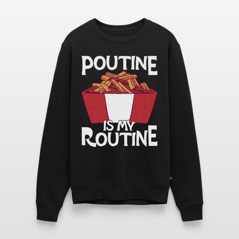 Poutine Canada Spécialité de restauration rapide Pull Premium bio Homme