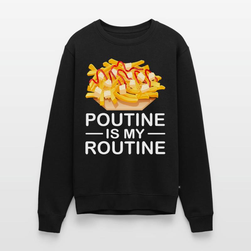 Poutine Canada Spécialité de restauration rapide Pull Premium bio Homme