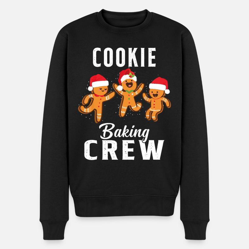 Cookie Baking Crew Cookie Gift - Pull Premium bio Homme - noir