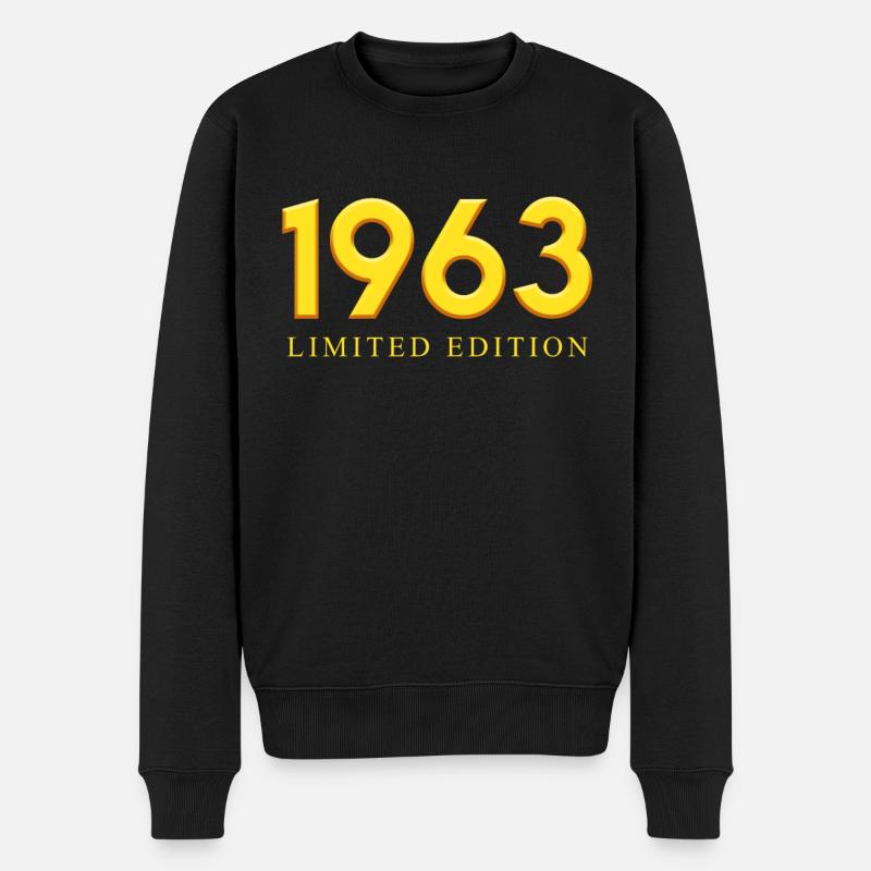 1963 Édition Limitée 60e anniversaire - Pull Premium bio Homme - noir