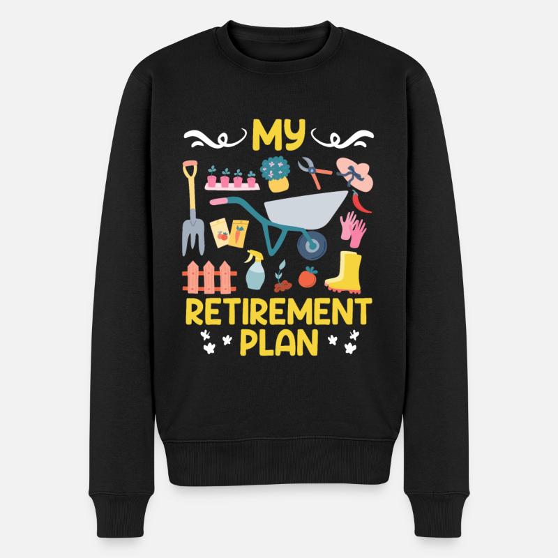 Mon régime Retraités - Pull Premium bio Homme - noir