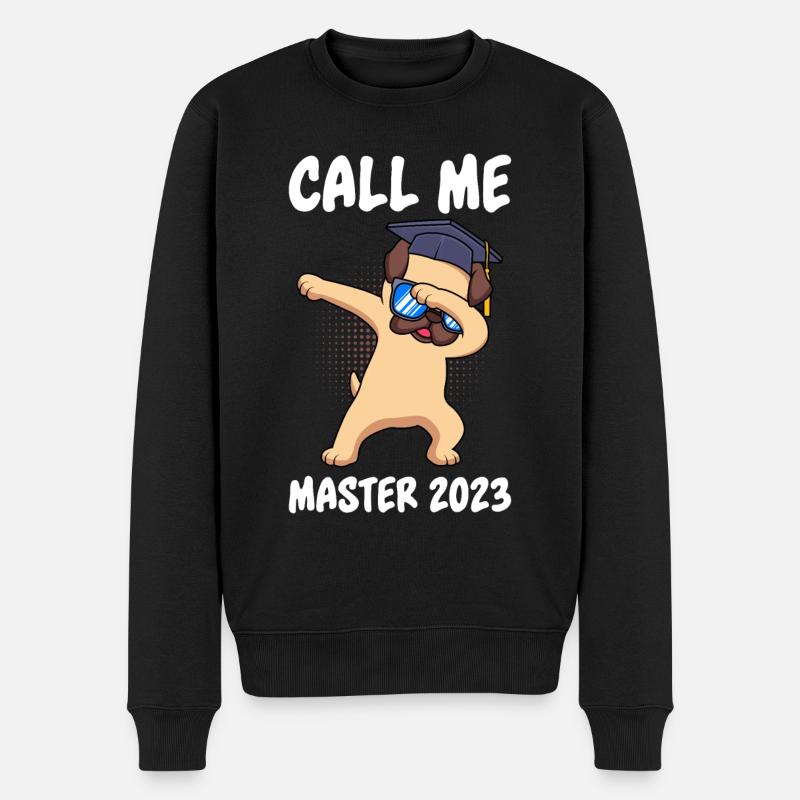 Master Abschluss 2023 Master - Männer Premium Bio Pullover - Schwarz