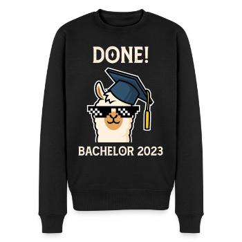 Bachelor 2023 geschafft Bachelor Abschluss - Männer Premium Bio Pullover - Schwarz - Vorne - Nico (187cm)