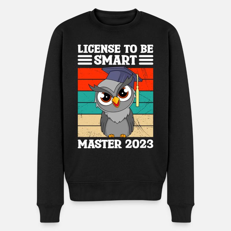 Licence pour le Klugsceißmaster 2023 - Pull Premium bio Homme - noir