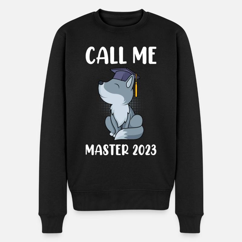 Appelez-moi Master 2023 Master - Pull Premium bio Homme - noir