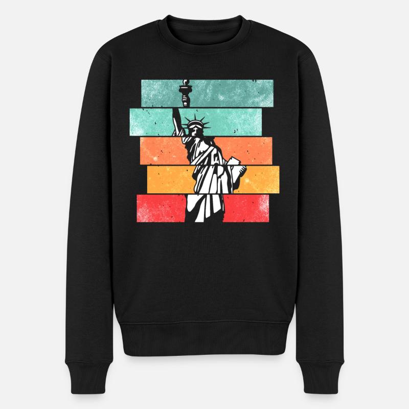 Statue - Pull Premium bio Homme - noir