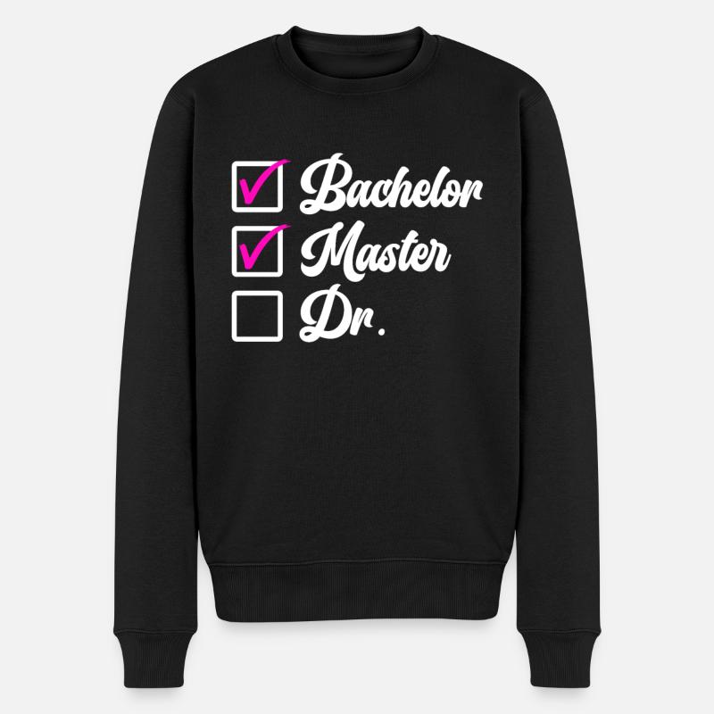 Licence Master Doctorat - Pull Premium bio Homme - noir