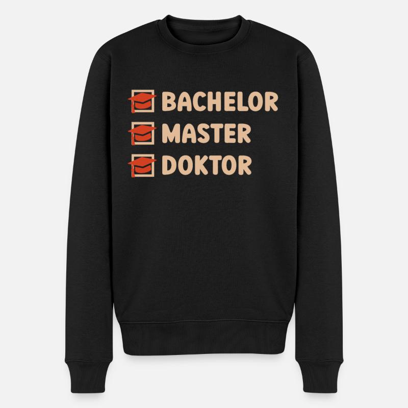 Licence Master Doctorat - Pull Premium bio Homme - noir