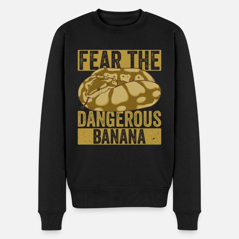 Banane Königspython - Pull Premium bio Homme - noir