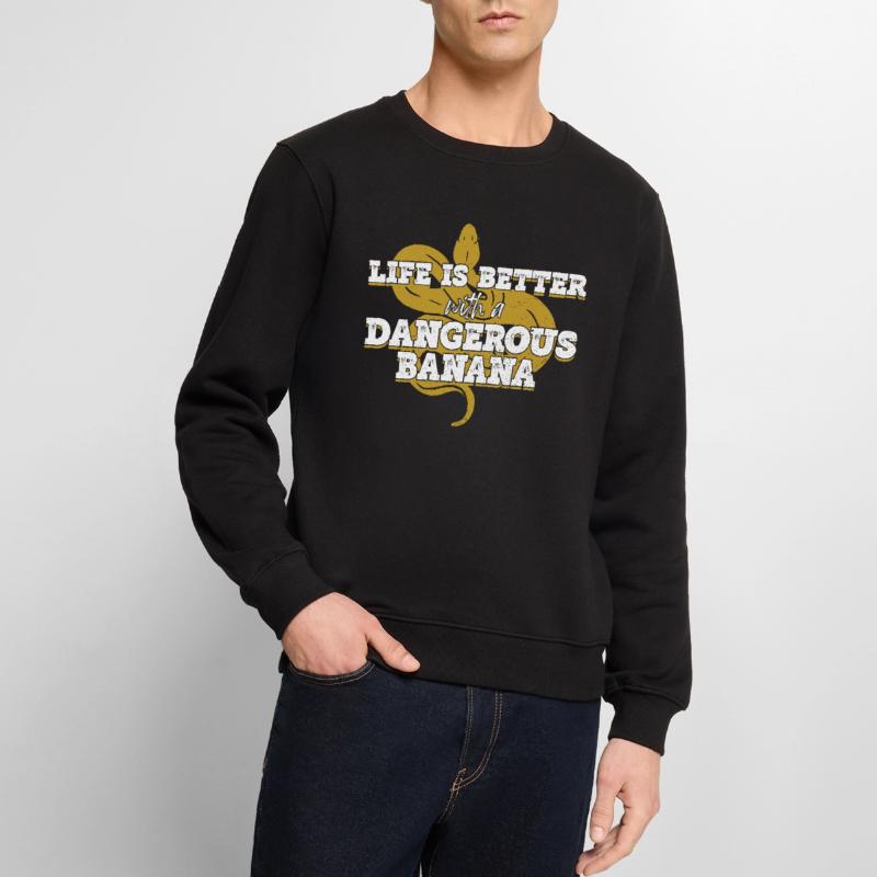 Boule de banane Python Königspython Pull Premium bio Homme