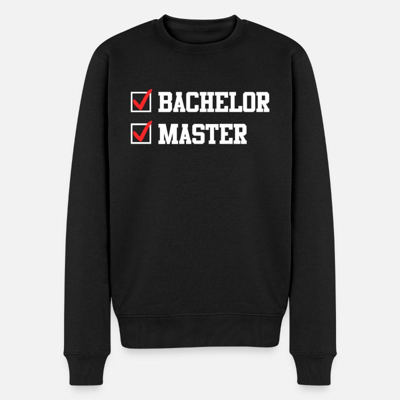 Baccalauréat complété Master - Pull Premium bio Homme - noir