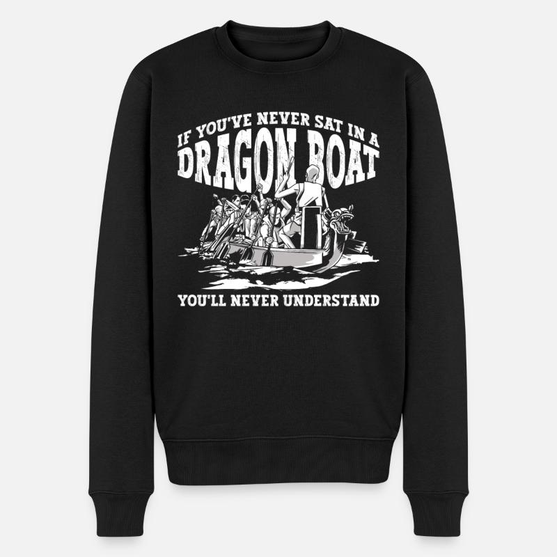 Drachenboot - Pull Premium bio Homme - noir