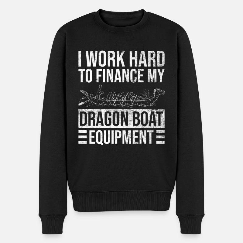 Drachenbootrennen Und Drachenbootpaddeln - Pull Premium bio Homme - noir