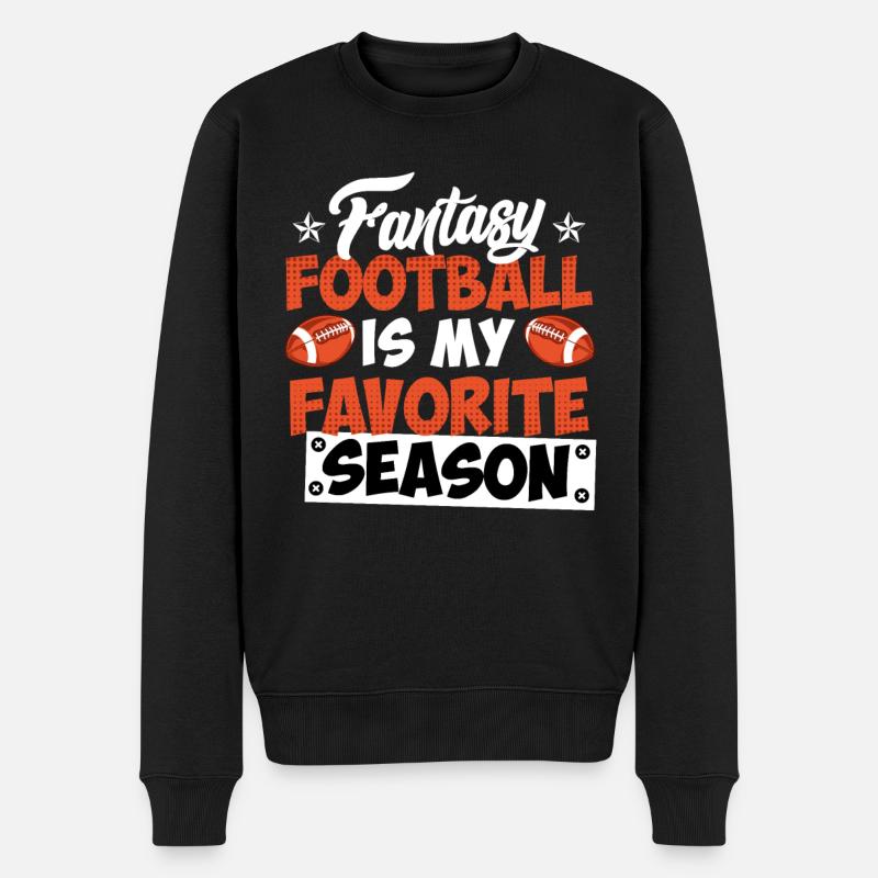 Saison de football Fantasy - Pull Premium bio Homme - noir
