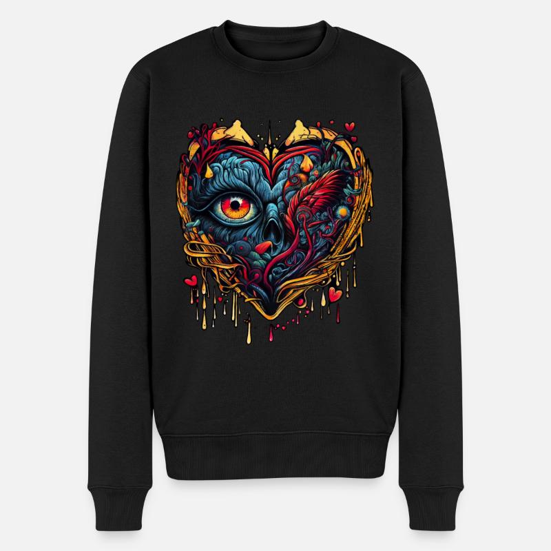 Amour mystère - Pull Premium bio Homme - noir