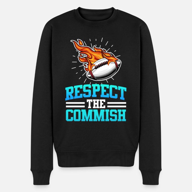 Respectez le commissaire Commish - Pull Premium bio Homme - noir