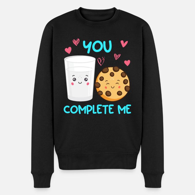 Café Amour Cookies Amoureux Saint-Valentin - Pull Premium bio Homme - noir