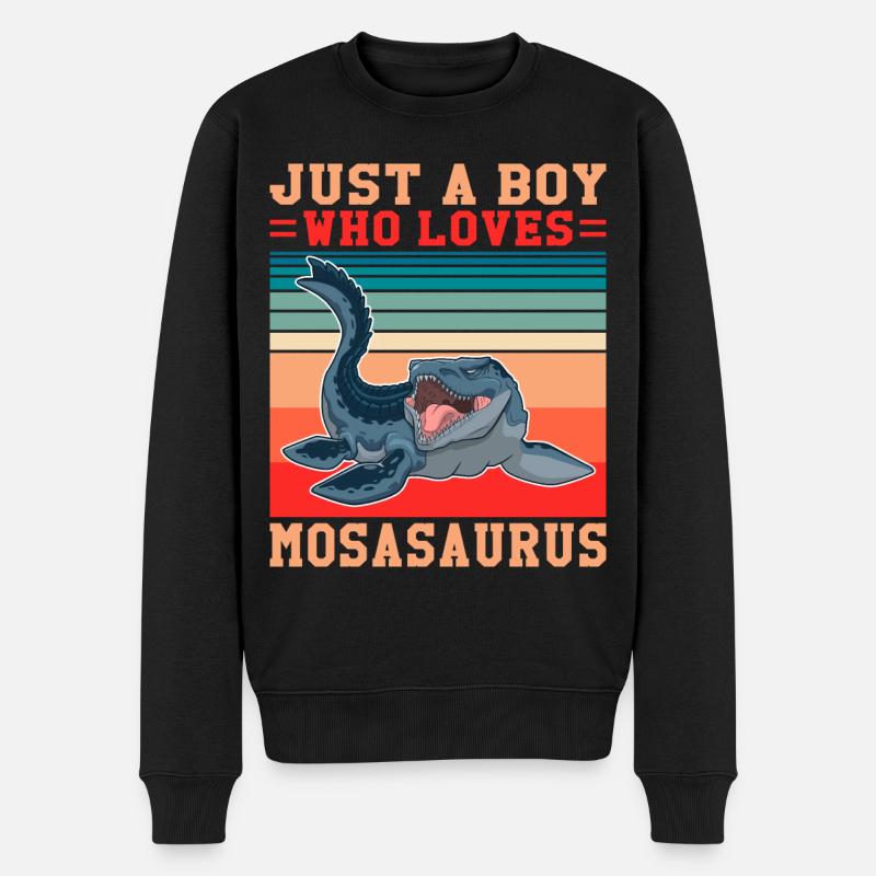 Biologiste marin Mosasaurus Time Dinosaur - Pull Premium bio Homme - noir
