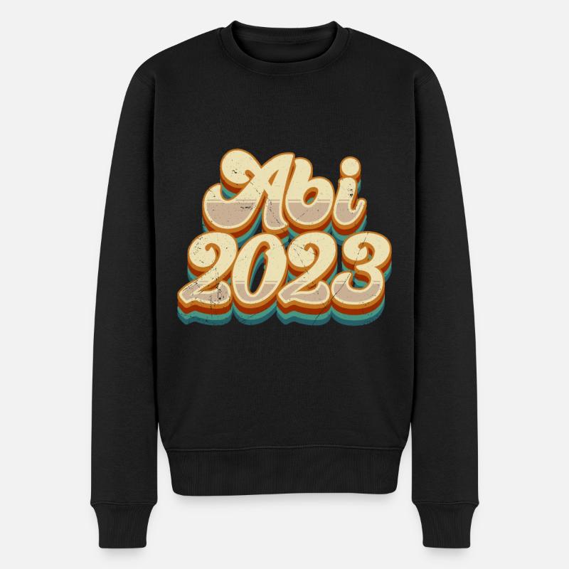 Abi 2023 Abitur Abiturient - Männer Premium Bio Pullover - Schwarz