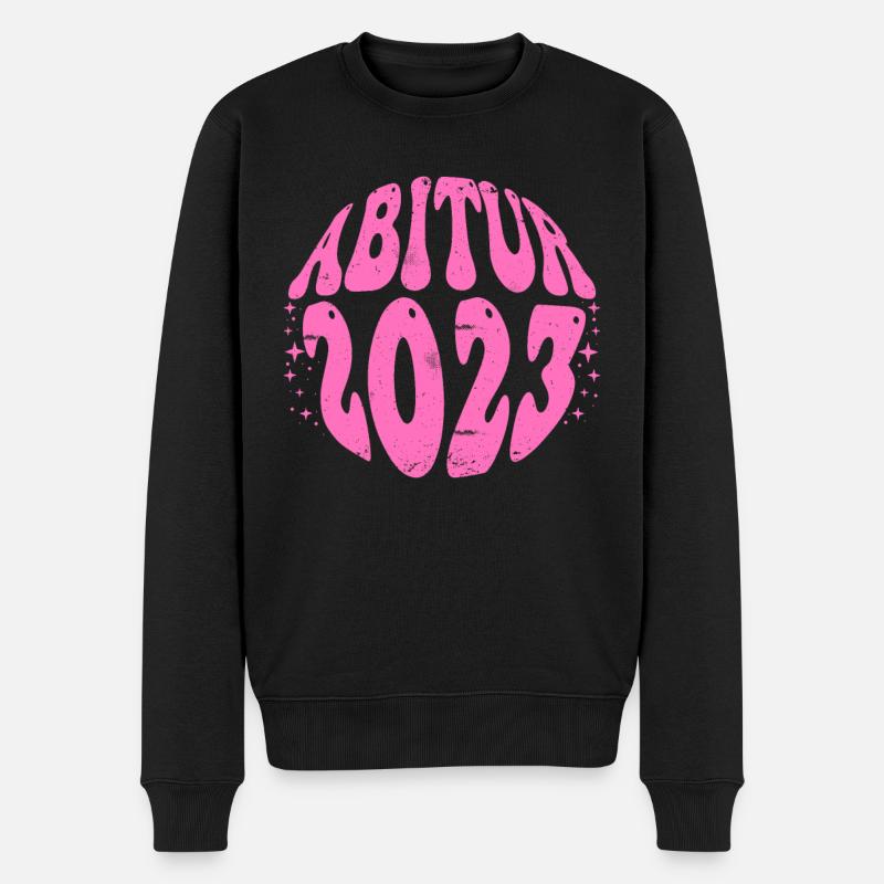 Abi 2023 Abitur Abiturienten - Männer Premium Bio Pullover - Schwarz