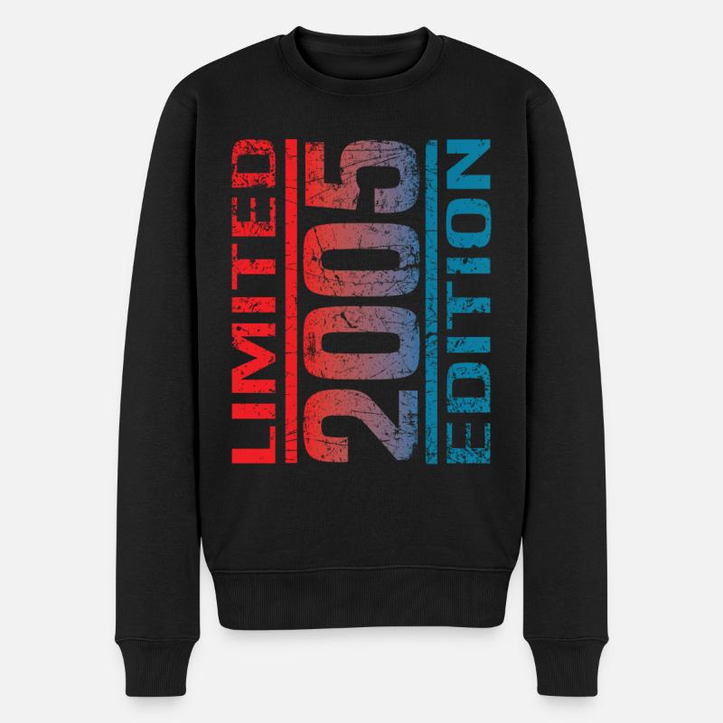 Année 2005 - Edition Limitée - Pull Premium bio Homme - noir