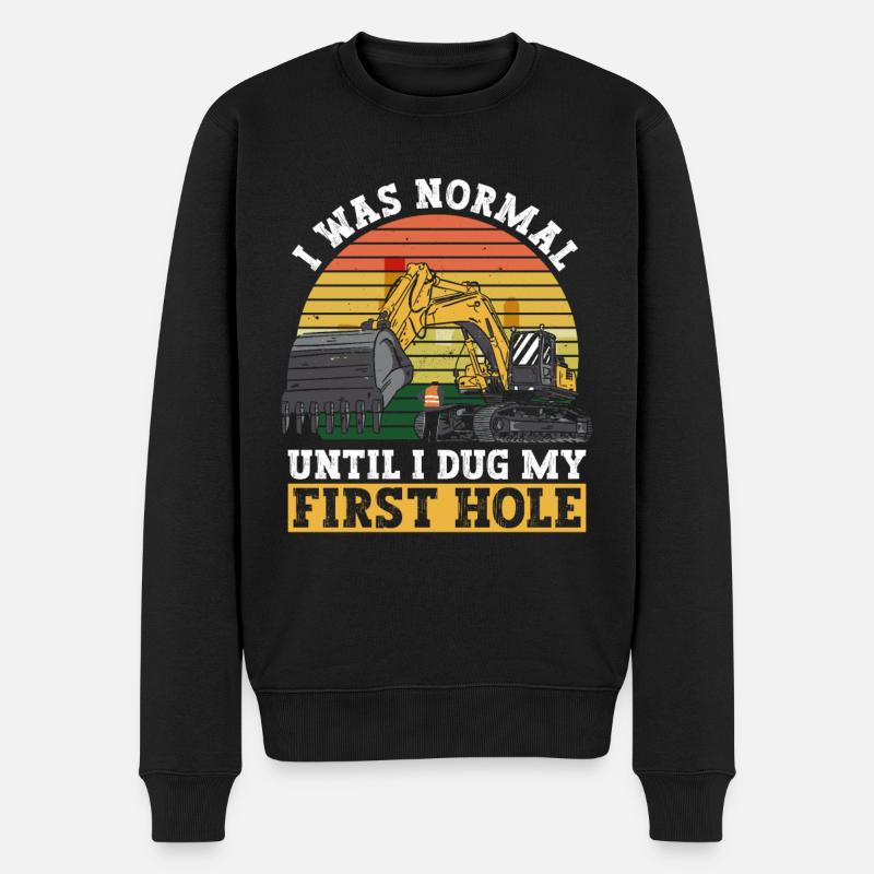 Bagger Baggerfahrer - Pull Premium bio Homme - noir