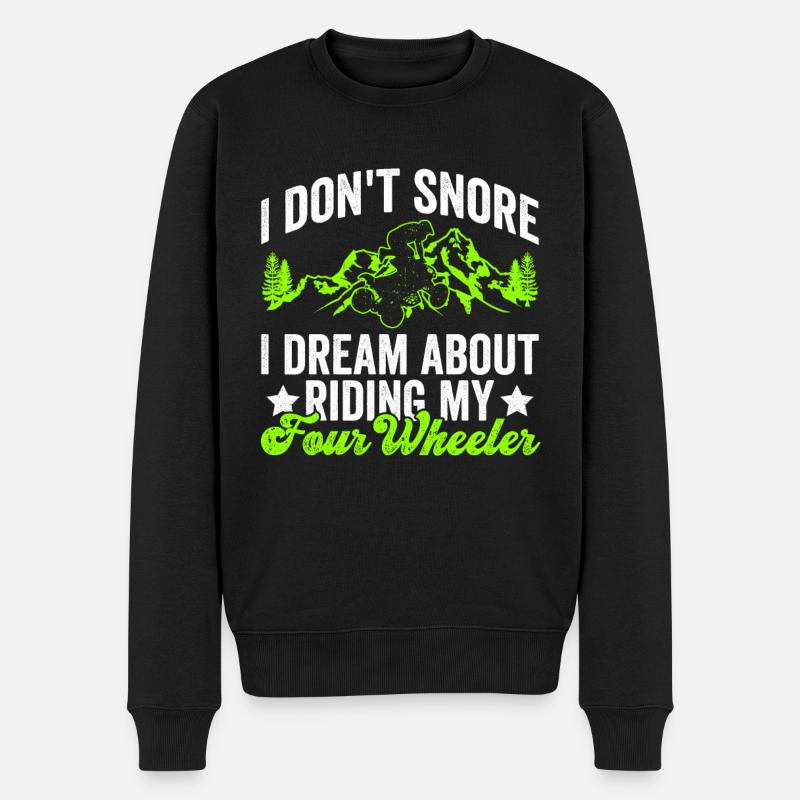 Quad Quadfahrer - Pull Premium bio Homme - noir