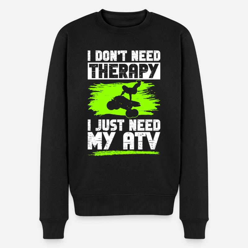 Quad Quadfahrer - Pull Premium bio Homme - noir