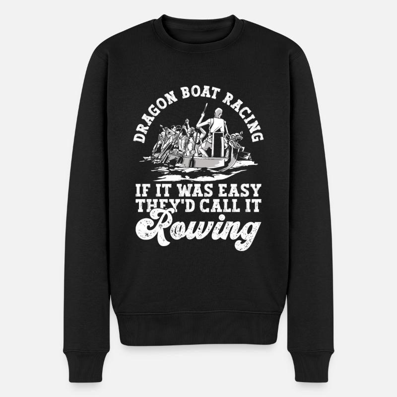 Drachenbootrennen Und Drachenboottrainer - Men's Premium Organic Jumper - black