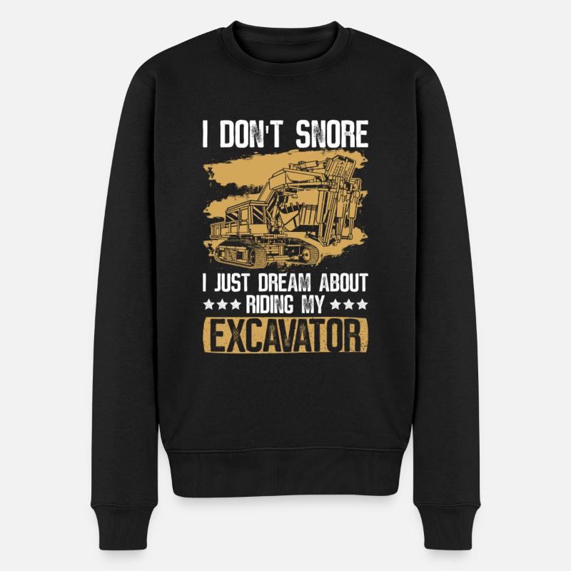 Bagger Baggern Baggerfahrer - Pull Premium bio Homme - noir