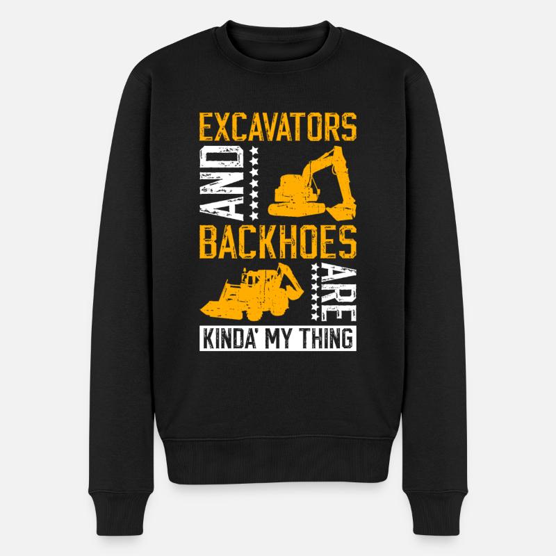 Baggerfahrer Bagger - Pull Premium bio Homme - noir