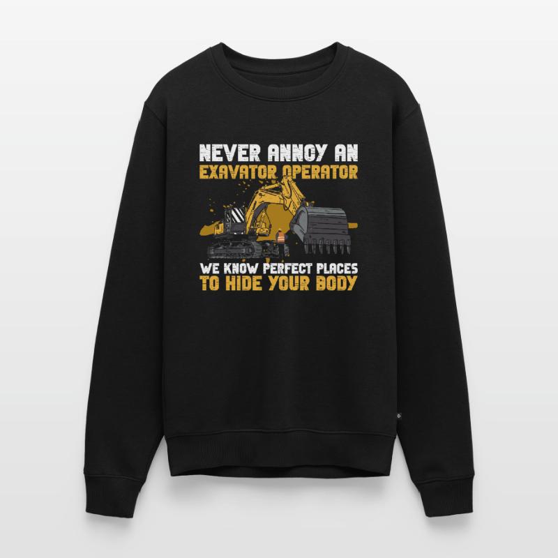 Bagger Baggerführer Baggerfahrer Männer Premium Bio Pullover