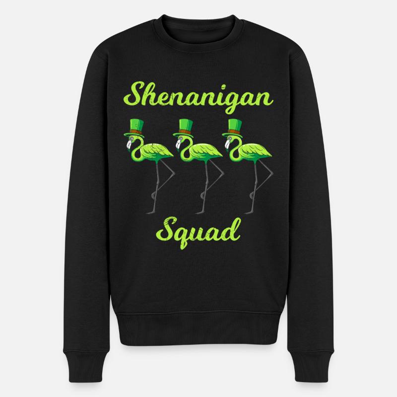 Shenanigans Squad St Patrick’s Day - Männer Premium Bio Pullover - Schwarz