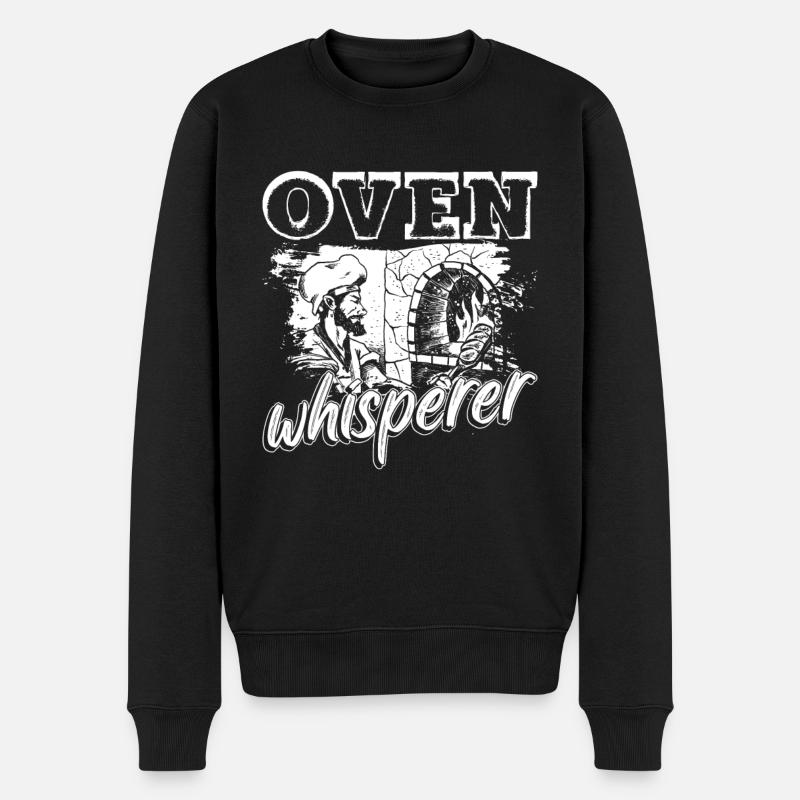 Pizzabäcker Pizza Ofen Whisperer - Pull Premium bio Homme - noir