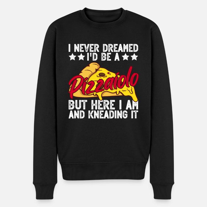 Pizzabäcker Pizzabacken Pizza - Pull Premium bio Homme - noir