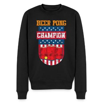 Stars and Stripes USA Beer Pong Champion Bier Pong - Pull Premium bio Homme - noir - Devant - Nico (187cm)
