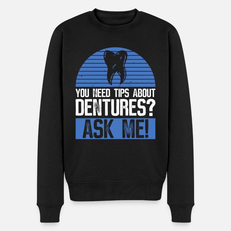 Zahntechniker - Pull Premium bio Homme - noir