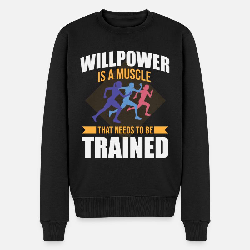 Volonté - Pull Premium bio Homme - noir