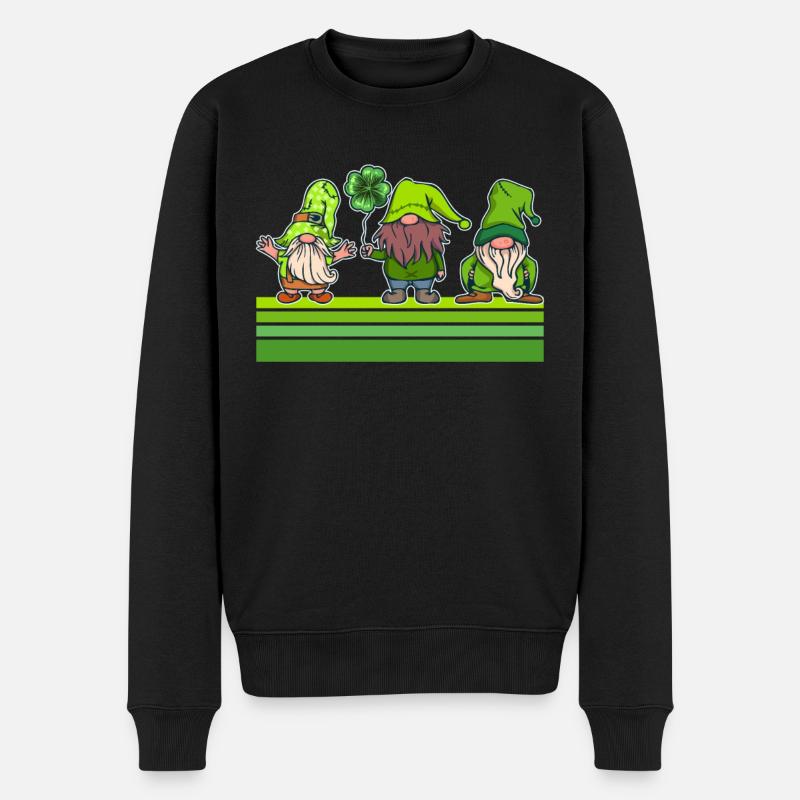 Leprechaun Squad Saint-Patrick - Pull Premium bio Homme - noir