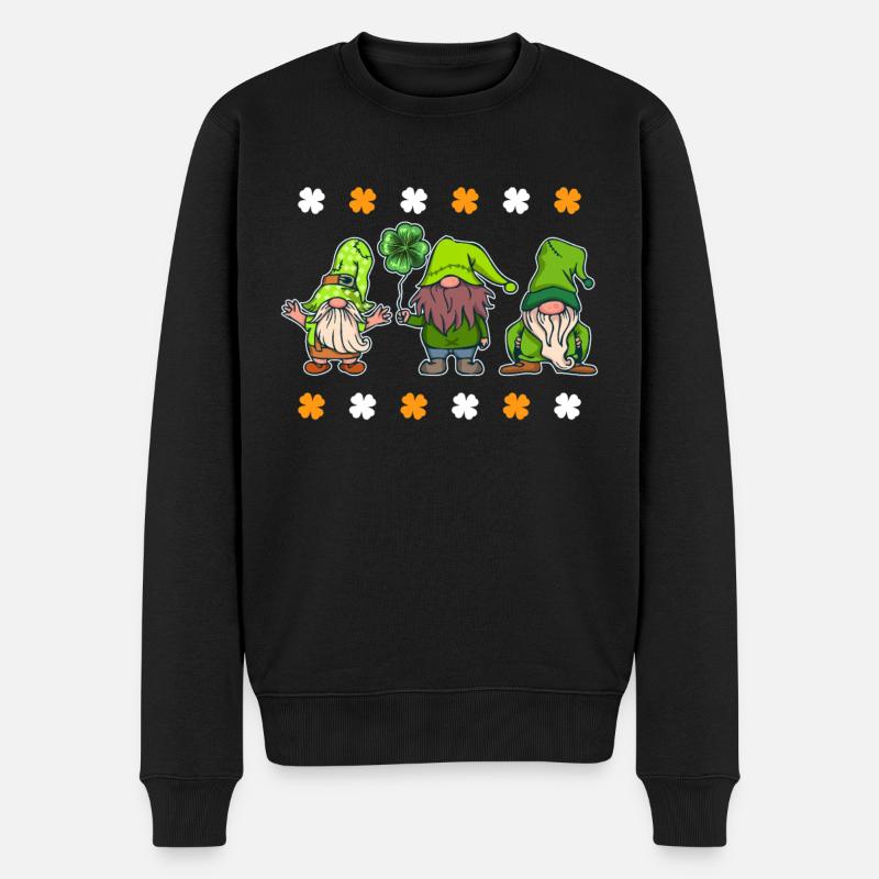 Leprechaun Squad Saint-Patrick - Pull Premium bio Homme - noir