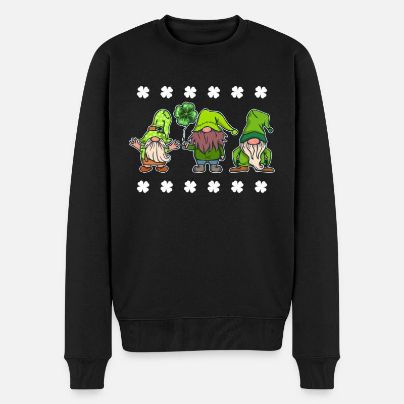 Leprechaun Squad Saint-Patrick - Pull Premium bio Homme - noir