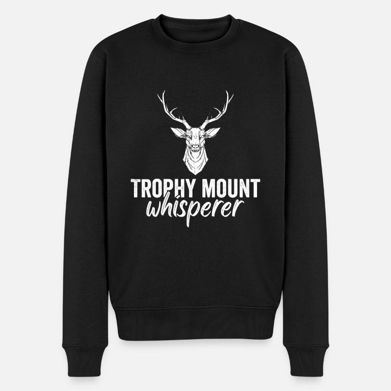 Taxidermie Profi Und Taxidermie Jagdtrophäe - Männer Premium Bio Pullover - Schwarz