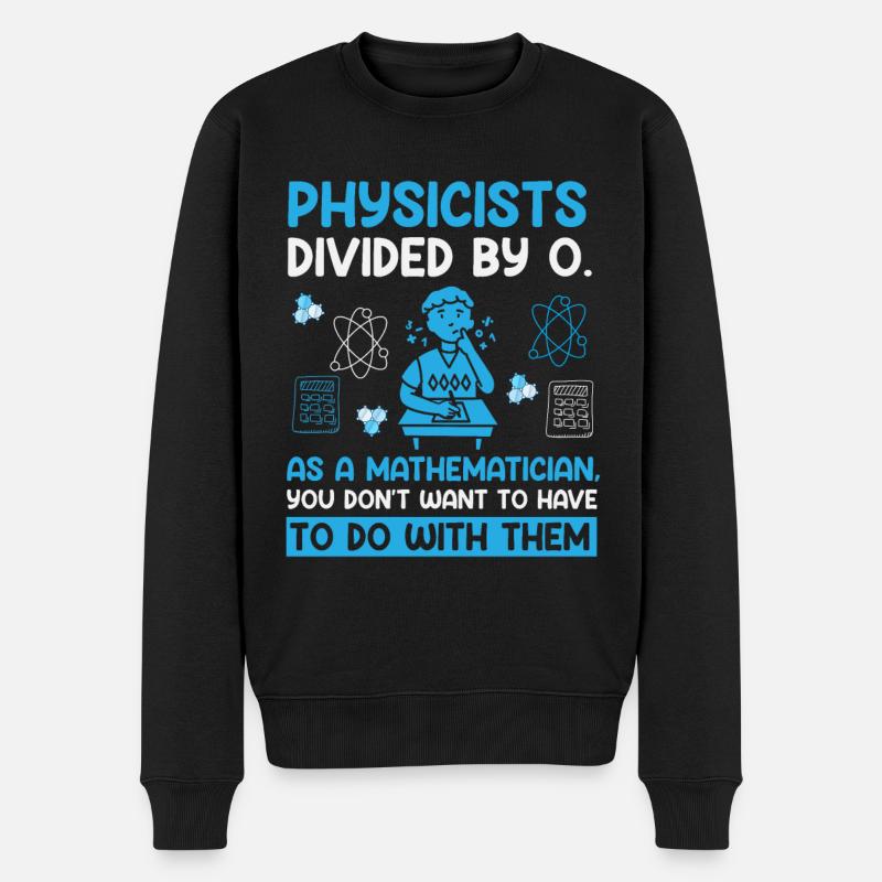 Physik - Männer Premium Bio Pullover - Schwarz