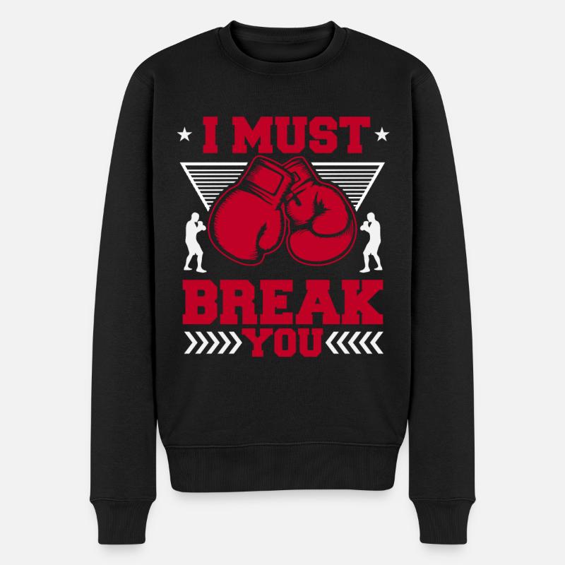 Je dois te briser - Pull Premium bio Homme - noir